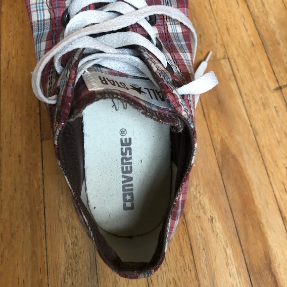 Men’s Converse Plaid Shoes - Picture 6 of 8